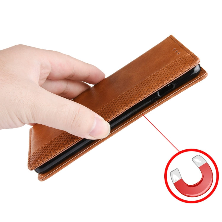 For Sony Xperia 1 VI 2024 Magnetic Buckle Retro Texture Leather Phone Case(Brown) - Sony Cases by PMC Jewellery | Online Shopping South Africa | PMC Jewellery | Buy Now Pay Later Mobicred
