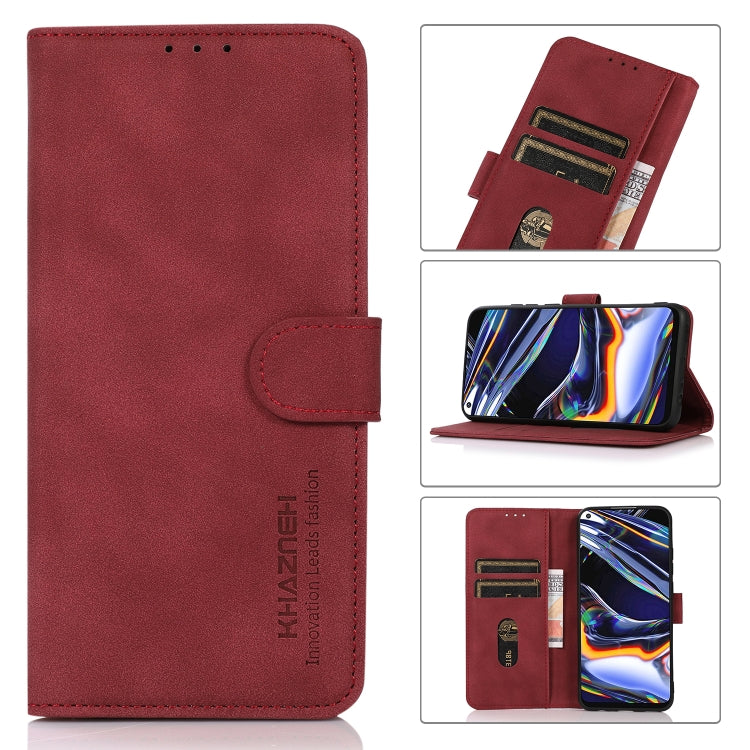 For Xiaomi Redmi Note 13 KHAZNEH Matte Texture Leather Phone Case(Red) - Xiaomi Cases by PMC TechLife | Online Shopping South Africa | PMC TechLife | Buy Now Pay Later Mobicred