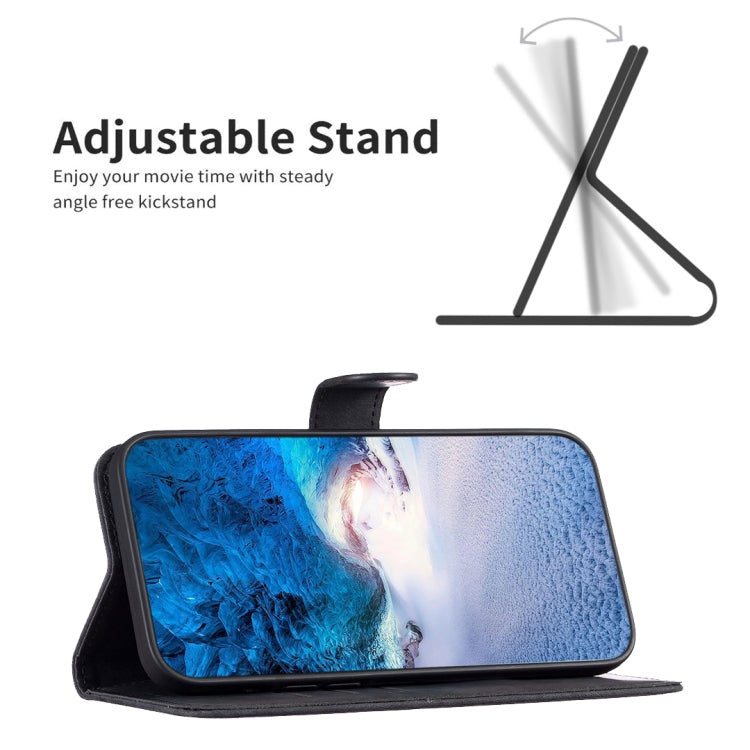 For Xiaomi Redmi Note 13 Pro+ 5G Plaid Embossed Leather Phone Case(Black) - Note 13 Pro+ Cases by PMC TechLife | Online Shopping South Africa | PMC TechLife | Buy Now Pay Later Mobicred