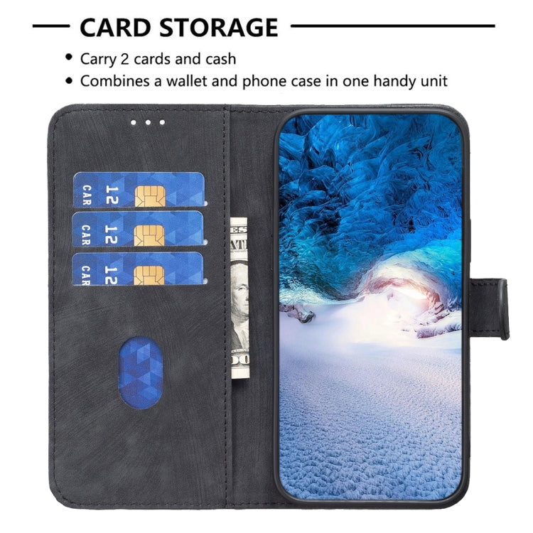 For Xiaomi Redmi Note 13 Pro+ 5G Plaid Embossed Leather Phone Case(Black) - Note 13 Pro+ Cases by PMC TechLife | Online Shopping South Africa | PMC TechLife | Buy Now Pay Later Mobicred