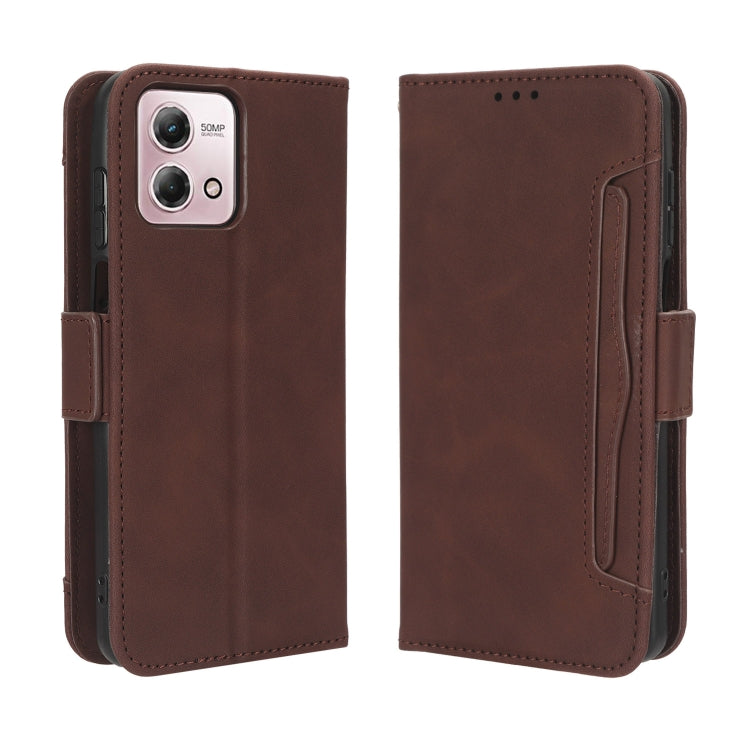 For Motorola Moto G Stylus 5G 2023 Skin Feel Calf Texture Card Slots Leather Phone Case(Brown) - free shipping - PMC TechLife - Order now!