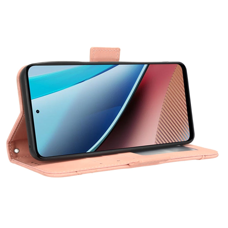 For Motorola Moto G Stylus 4G 2023 Skin Feel Calf Texture Card Slots Leather Phone Case(Pink) - Motorola Cases by PMC TechLife | Online Shopping South Africa | PMC TechLife | Buy Now Pay Later Mobicred