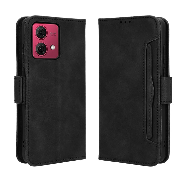 For Motorola Moto G84 5G Skin Feel Calf Texture Card Slots Leather Phone Case(Black) - free shipping - PMC TechLife - Order now!