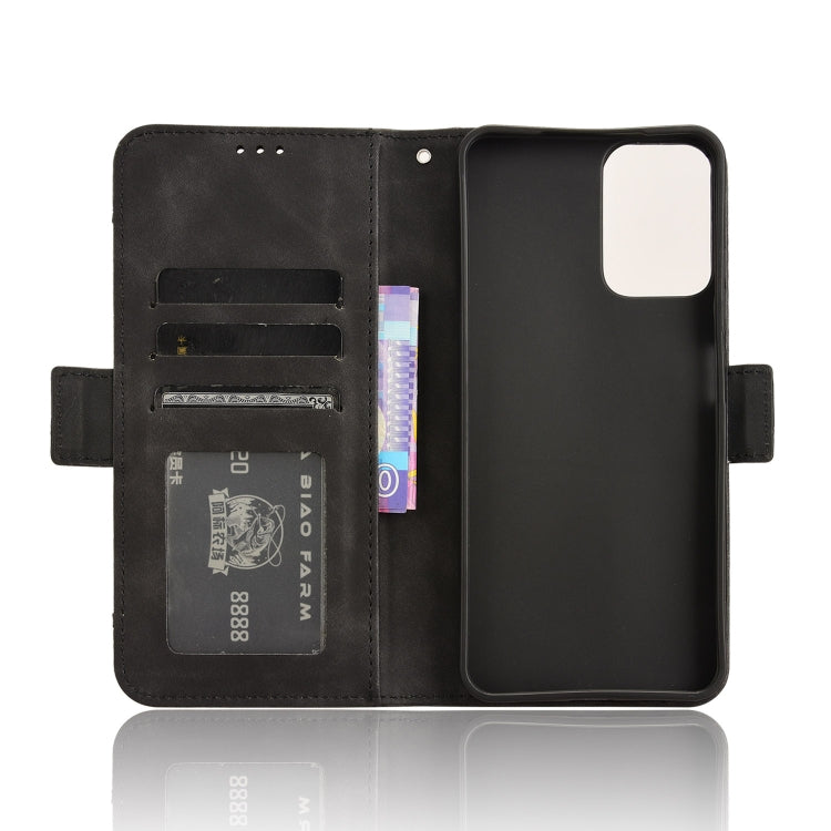 For Motorola Moto G Power 5G 2024 Skin Feel Calf Texture Card Slots Leather Phone Case(Black) - Motorola Cases by PMC TechLife | Online Shopping South Africa | PMC TechLife | Buy Now Pay Later Mobicred