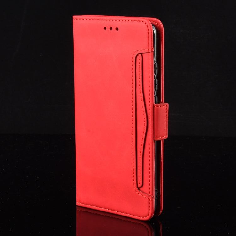 For Sony Xperia 10 VI 2024 Skin Feel Calf Texture Card Slots Leather Phone Case(Red) - Sony Cases by PMC Jewellery | Online Shopping South Africa | PMC Jewellery | Buy Now Pay Later Mobicred