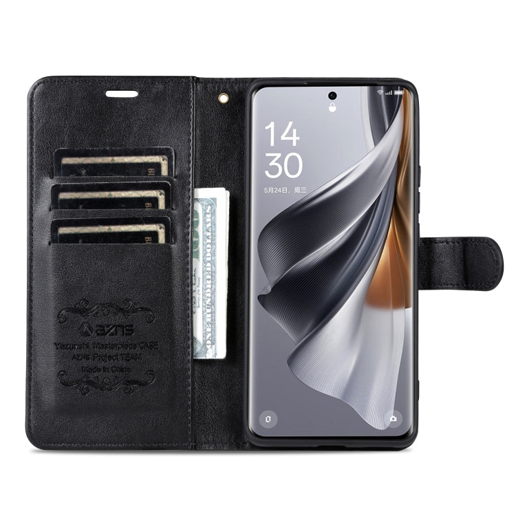 For vivo X100S AZNS Sheepskin Texture Flip Leather Phone Case(Black) - vivo Cases by AZNS | Online Shopping South Africa | PMC TechLife | Buy Now Pay Later Mobicred