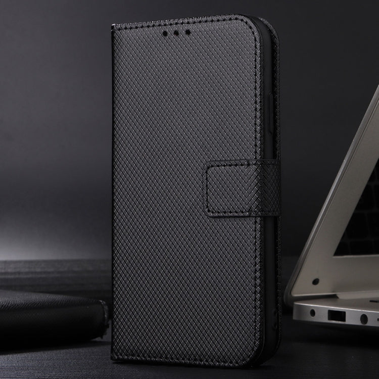 For Google Pixel 9 Diamond Texture Leather Phone Case(Black) - Google Cases by PMC TechLife | Online Shopping South Africa | PMC TechLife | Buy Now Pay Later Mobicred