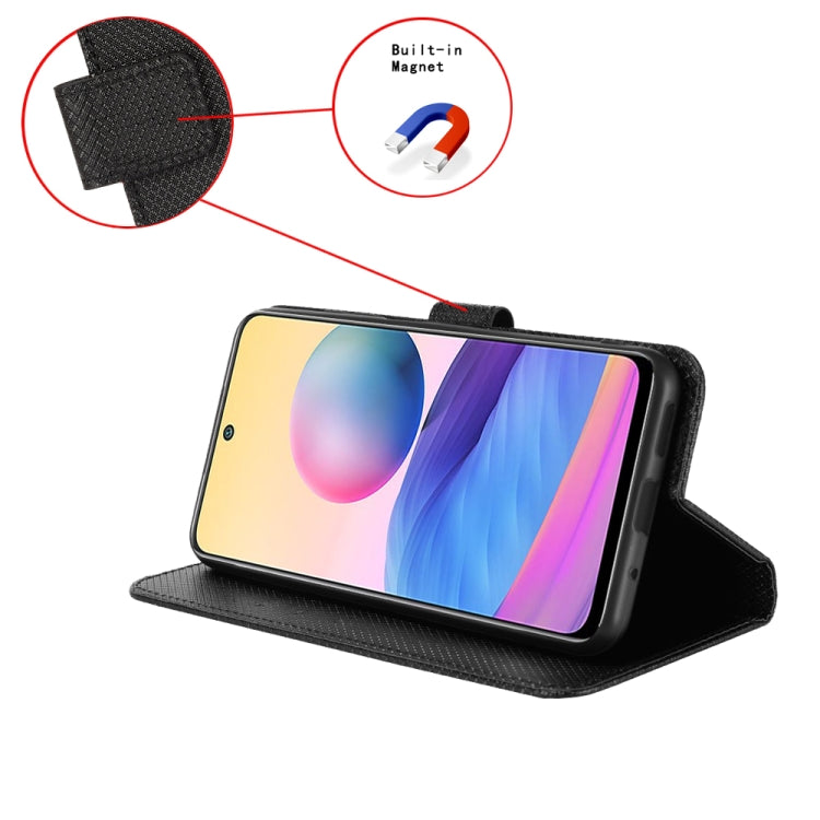 For Google Pixel 9 Diamond Texture Leather Phone Case(Black) - Google Cases by PMC TechLife | Online Shopping South Africa | PMC TechLife | Buy Now Pay Later Mobicred