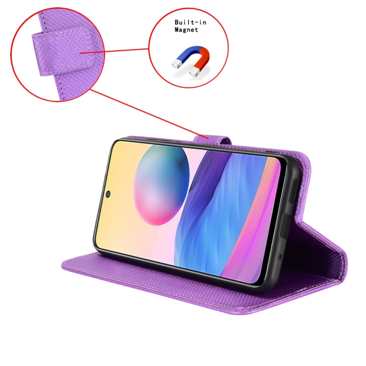 For Google Pixel 9 Diamond Texture Leather Phone Case(Purple) - Google Cases by PMC TechLife | Online Shopping South Africa | PMC TechLife | Buy Now Pay Later Mobicred