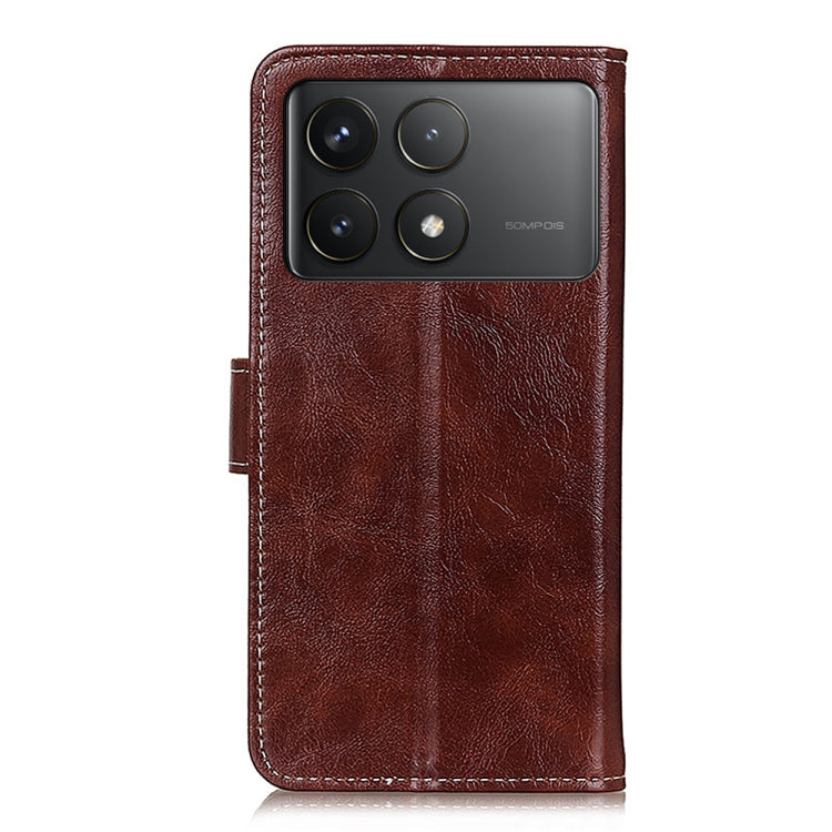 For Xiaomi Redmi K70 5G / K70 Pro 5G Retro Crazy Horse Texture Leather Phone Case(Brown) - free shipping - PMC Jewellery - Order now!
