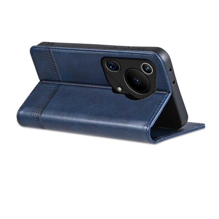 For Huawei Pura 70 Ultra AZNS Magnetic Calf Texture Flip Leather Phone Case(Dark Blue) - Huawei Cases by AZNS | Online Shopping South Africa | PMC TechLife | Buy Now Pay Later Mobicred