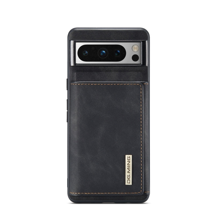 For Google Pixel 8 Pro DG.MING M1 Series 3-Fold Multi Card Wallet + Magnetic Phone Case(Black) - Google Cases by DG.MING | Online Shopping South Africa | PMC TechLife | Buy Now Pay Later Mobicred