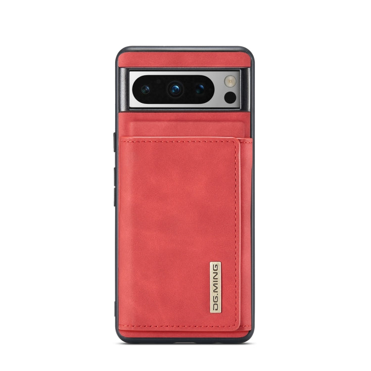 For Google Pixel 8 Pro DG.MING M1 Series 3-Fold Multi Card Wallet + Magnetic Phone Case(Red) - Google Cases by DG.MING | Online Shopping South Africa | PMC TechLife | Buy Now Pay Later Mobicred