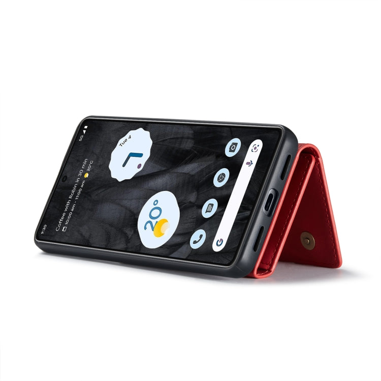 For Google Pixel 8 Pro DG.MING M1 Series 3-Fold Multi Card Wallet + Magnetic Phone Case(Red) - Google Cases by DG.MING | Online Shopping South Africa | PMC TechLife | Buy Now Pay Later Mobicred