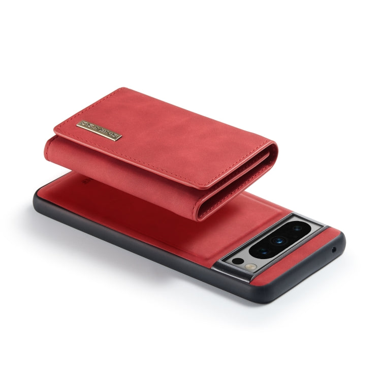 For Google Pixel 8 Pro DG.MING M1 Series 3-Fold Multi Card Wallet + Magnetic Phone Case(Red) - Google Cases by DG.MING | Online Shopping South Africa | PMC TechLife | Buy Now Pay Later Mobicred