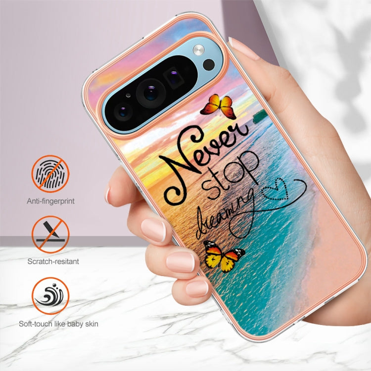 For Google Pixel 9 Pro XL Electroplating IMD TPU Phone Case(Dream Butterfly) - Google Cases by PMC TechLife | Online Shopping South Africa | PMC TechLife | Buy Now Pay Later Mobicred