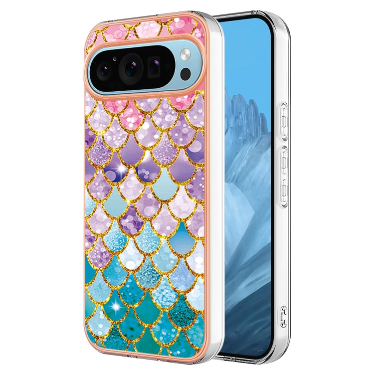 For Google Pixel 9 Pro XL Electroplating IMD TPU Phone Case(Colorful Scales) - Google Cases by PMC TechLife | Online Shopping South Africa | PMC TechLife | Buy Now Pay Later Mobicred