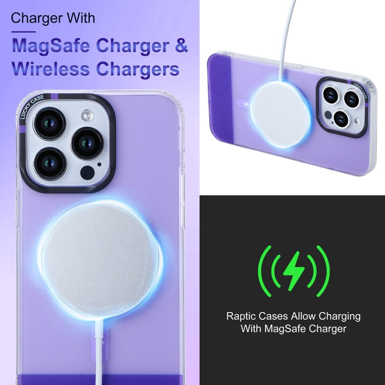 For iPhone 15 Plus PC + TPU IMD MagSafe Magnetic Phone Case(Blue) - free shipping - PMC TechLife - Order now!