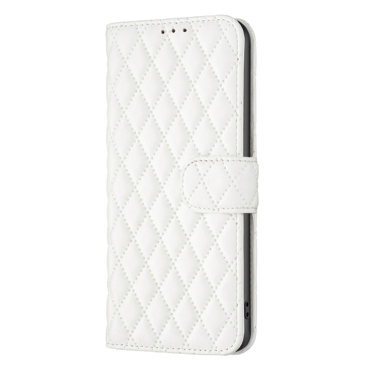 For Google Pixel 9 Diamond Lattice Wallet Leather Flip Phone Case(White) - Google Cases by PMC TechLife | Online Shopping South Africa | PMC TechLife | Buy Now Pay Later Mobicred