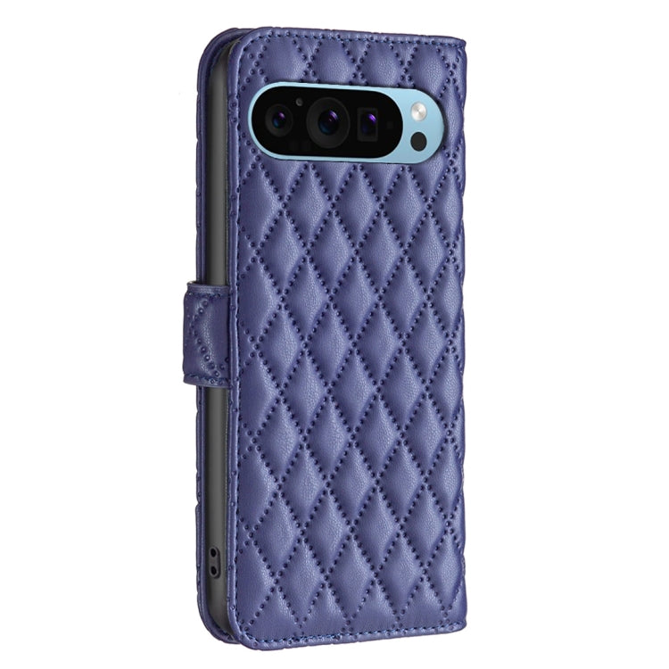 For Google Pixel 9 Diamond Lattice Wallet Leather Flip Phone Case(Blue) - Google Cases by PMC TechLife | Online Shopping South Africa | PMC TechLife | Buy Now Pay Later Mobicred