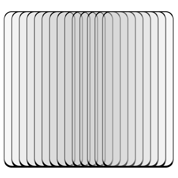 For vivo X200 Pro 25pcs 3D Curved Edge Full Screen Tempered Glass Film(Black) - free shipping - PMC Jewellery - Order now!