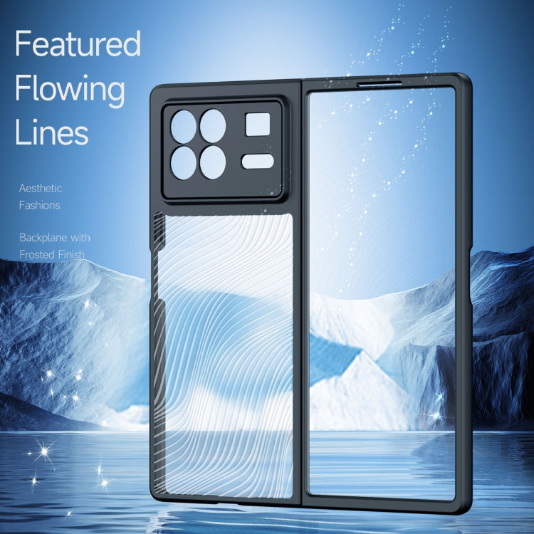 For Xiaomi Mix Fold 3 DUX DUCIS Aimo Series TPU + PC Frosted Feel Phone Case(Black) - Xiaomi Cases by DUX DUCIS | Online Shopping South Africa | PMC Jewellery | Buy Now Pay Later Mobicred