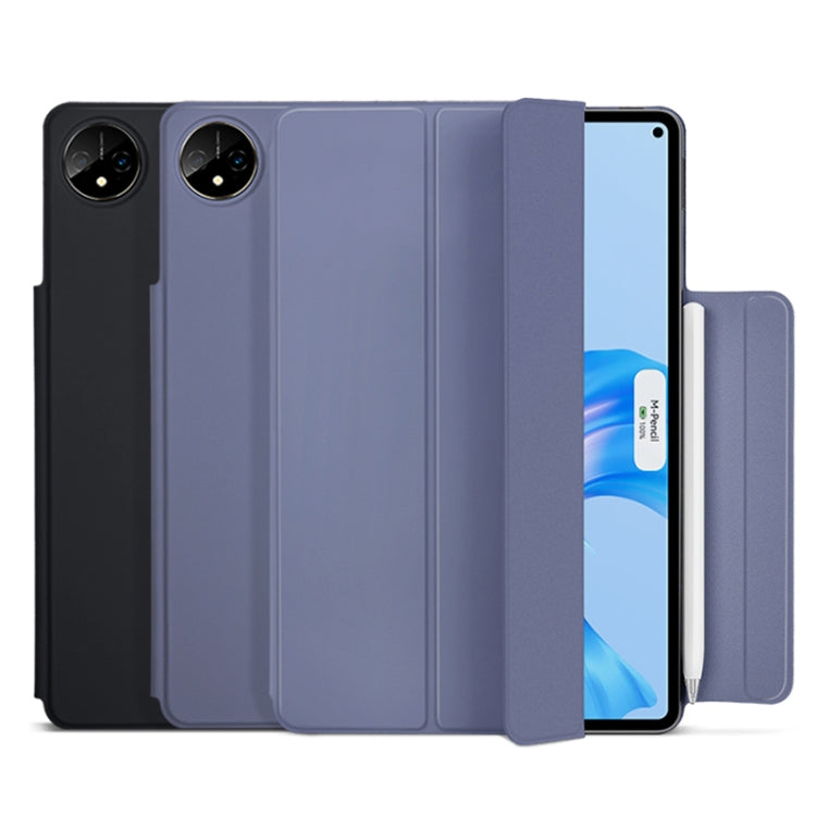 For Huawei Matepad Pro 11 3-fold Double-sided Clip Buckle Magnetic Smart Tablet Case(Black) - Huawei by PMC TechLife | Online Shopping South Africa | PMC TechLife | Buy Now Pay Later Mobicred