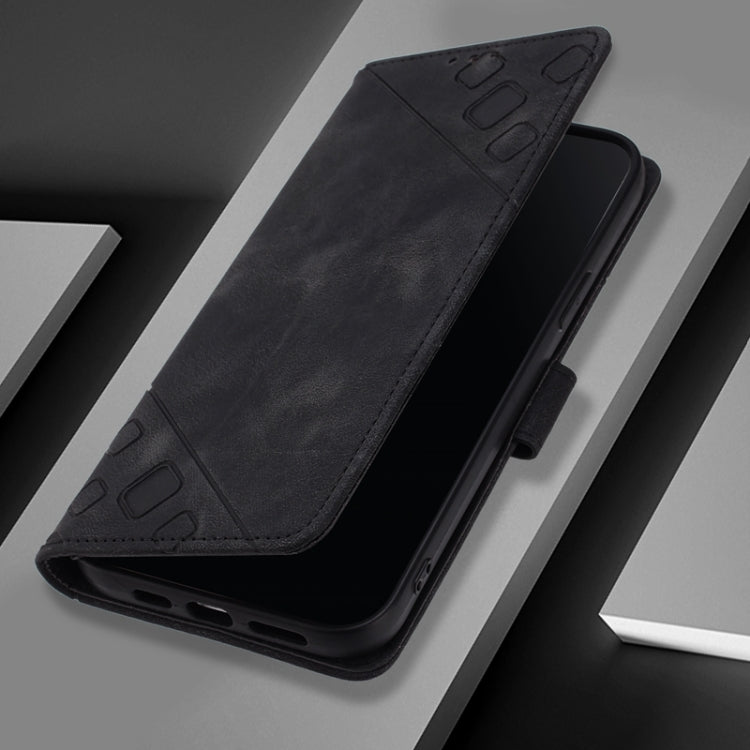 For Xiaomi Redmi K70 / K70 Pro Skin Feel Embossed Leather Phone Case(Black) - Xiaomi Cases by PMC Jewellery | Online Shopping South Africa | PMC Jewellery | Buy Now Pay Later Mobicred