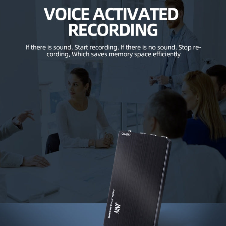 JNN M2 Ultra-thin HD Noise Reduction Intelligent Control Voice Voice Recorder, Capacity:64GB(Black) - free shipping - PMC Jewellery - Order now!