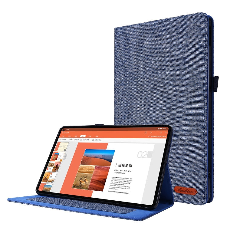 For Huawei MatePad SE 11 2024 Fabric Leather Tablet Case(Blue) - Huawei by PMC Jewellery | Online Shopping South Africa | PMC Jewellery | Buy Now Pay Later Mobicred