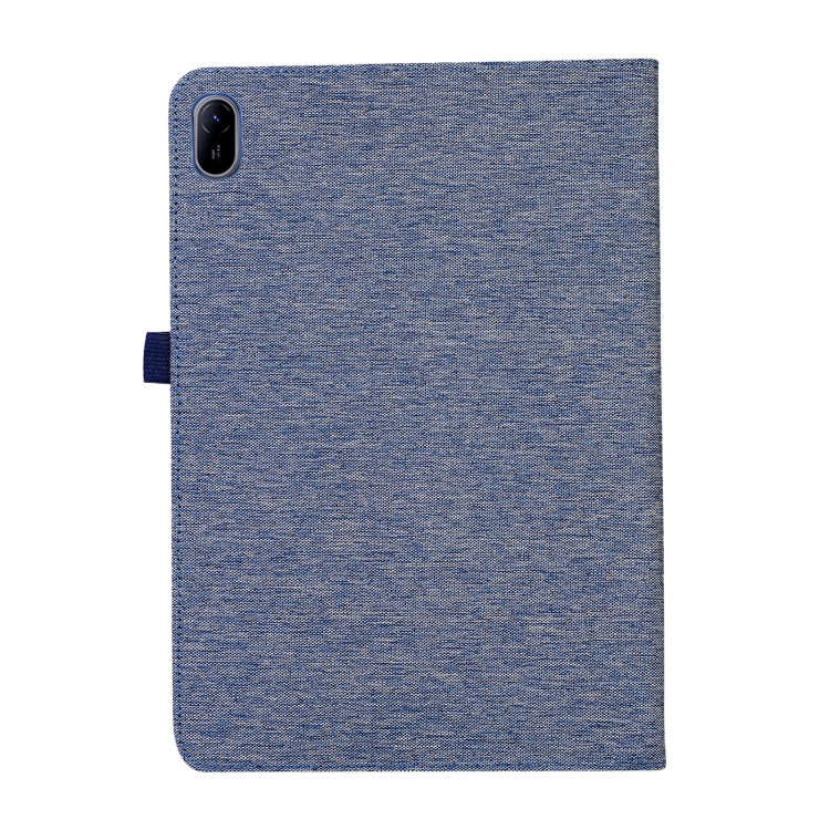 For Huawei MatePad SE 11 2024 Fabric Leather Tablet Case(Blue) - Huawei by PMC Jewellery | Online Shopping South Africa | PMC Jewellery | Buy Now Pay Later Mobicred