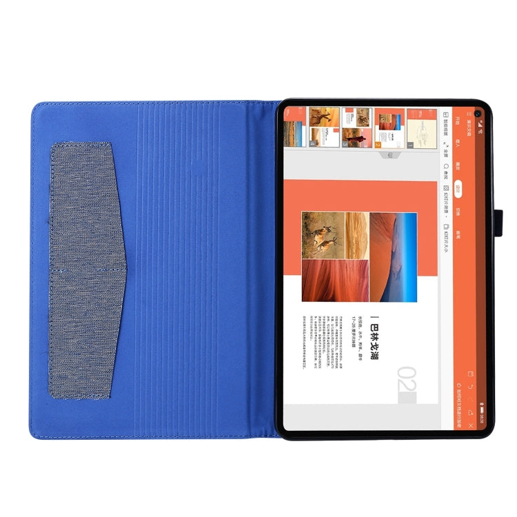For Huawei MatePad SE 11 2024 Fabric Leather Tablet Case(Blue) - Huawei by PMC Jewellery | Online Shopping South Africa | PMC Jewellery | Buy Now Pay Later Mobicred