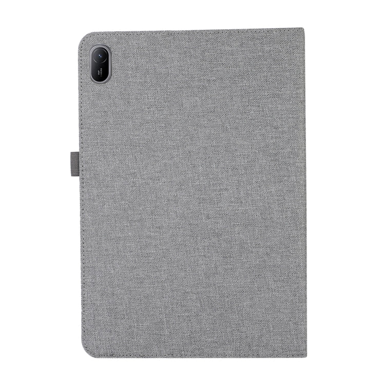 For Huawei MatePad SE 11 2024 Fabric Leather Tablet Case(Grey) - free shipping - PMC Jewellery - Order now!