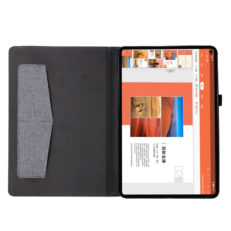For Huawei MatePad SE 11 2024 Fabric Leather Tablet Case(Grey) - free shipping - PMC Jewellery - Order now!