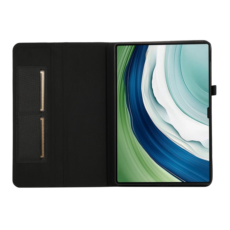 For Huawei MatePad Pro 12.2 2024 Fabric Leather Tablet Case(Black) - Huawei by PMC Jewellery | Online Shopping South Africa | PMC Jewellery | Buy Now Pay Later Mobicred
