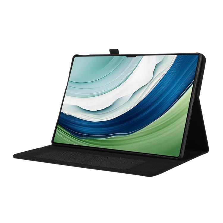 For Huawei MatePad Pro 12.2 2024 Fabric Leather Tablet Case(Black) - Huawei by PMC Jewellery | Online Shopping South Africa | PMC Jewellery | Buy Now Pay Later Mobicred