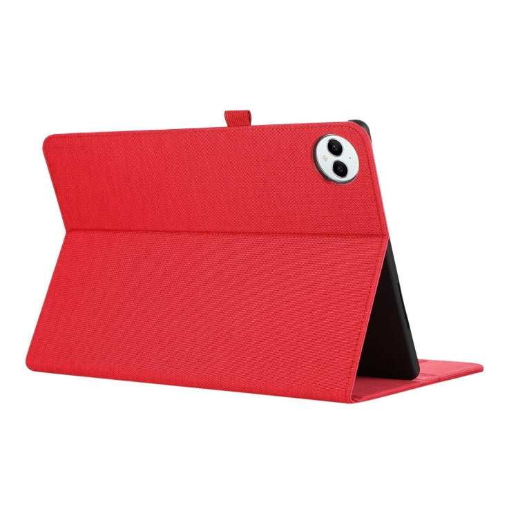 For Huawei MatePad Pro 12.2 2024 Fabric Leather Tablet Case(Red) - Huawei by PMC Jewellery | Online Shopping South Africa | PMC Jewellery | Buy Now Pay Later Mobicred