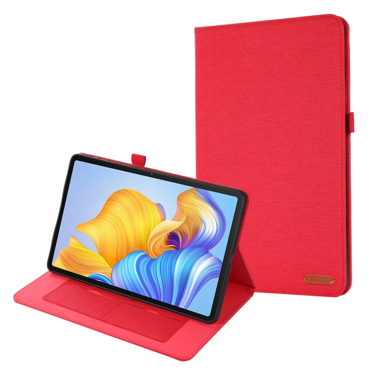 For Huawei MatePad Air 2024 Fabric Leather Tablet Case(Red) - Huawei by PMC Jewellery | Online Shopping South Africa | PMC Jewellery | Buy Now Pay Later Mobicred