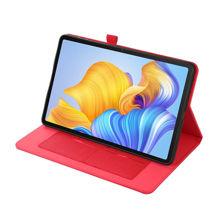 For Huawei MatePad Air 2024 Fabric Leather Tablet Case(Red) - Huawei by PMC Jewellery | Online Shopping South Africa | PMC Jewellery | Buy Now Pay Later Mobicred