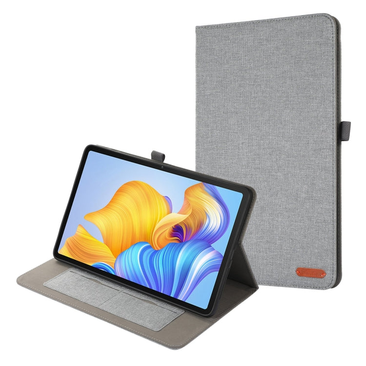 For Huawei MatePad Air 2024 Fabric Leather Tablet Case(Grey) - Huawei by PMC Jewellery | Online Shopping South Africa | PMC Jewellery | Buy Now Pay Later Mobicred