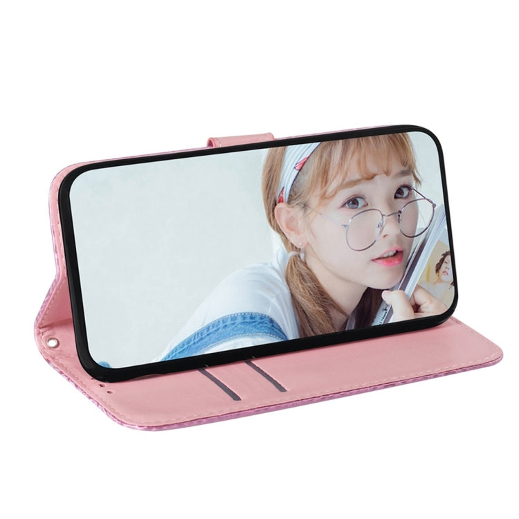 For Tecno Spark 10 / Spark 10C Colorful Magnetic Buckle Leather Phone Case(Pink) - Tecno Cases by PMC TechLife | Online Shopping South Africa | PMC TechLife