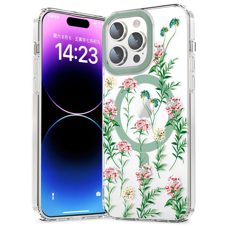 For iPhone 11 Pro Max MagSafe Magnetic TPU Phone Case(Vine Rose) - free shipping - PMC TechLife - Order now!