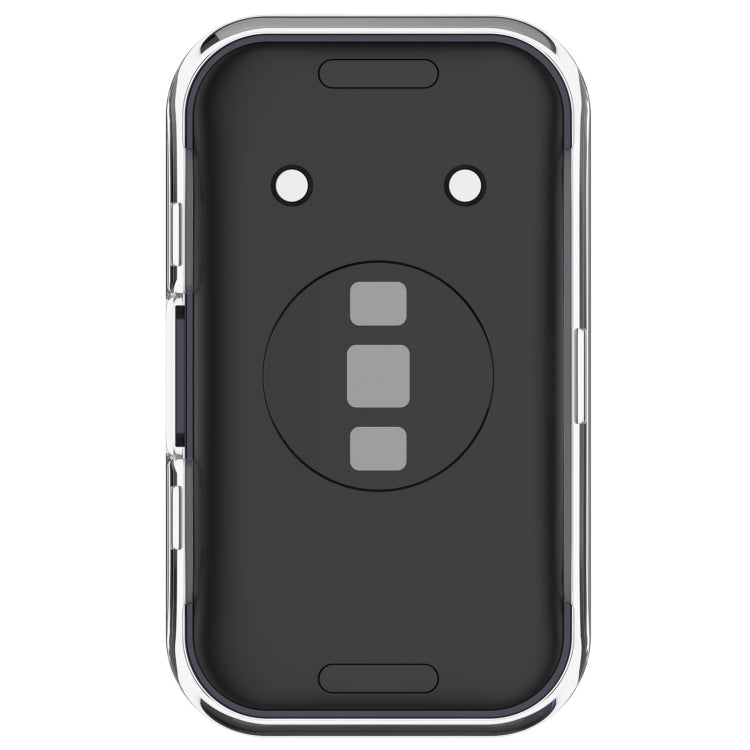 For Huawei Band 10 / 9 / 8 PC + Tempered Film Integrated Protective Watch Case(Transparent White) - Watch Cases by PMC TechLife | Online Shopping South Africa | PMC TechLife | Buy Now Pay Later Mobicred