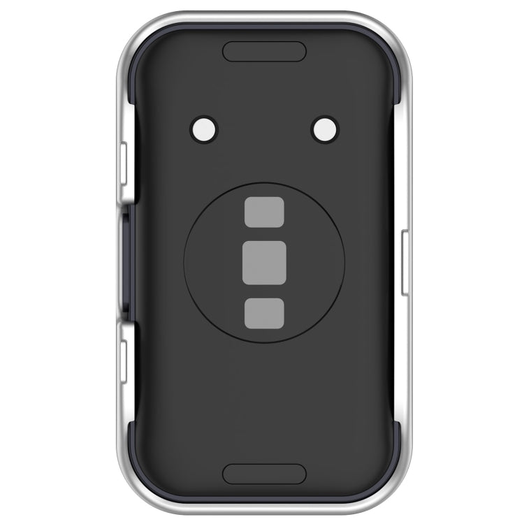For Huawei Band 9 / 8 PC + Tempered Film Integrated Protective Watch Case(Matte Silver) - Watch Cases by PMC TechLife | Online Shopping South Africa | PMC TechLife