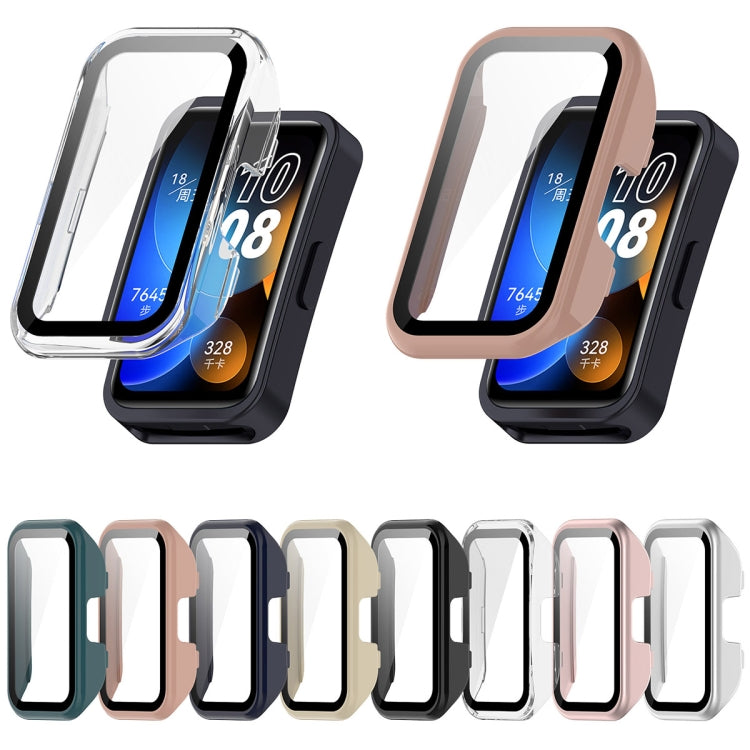 For Huawei Band 10 / 9 / 8 PC + Tempered Film Integrated Protective Watch Case(Matte Powder) - free shipping - PMC TechLife - Order now!