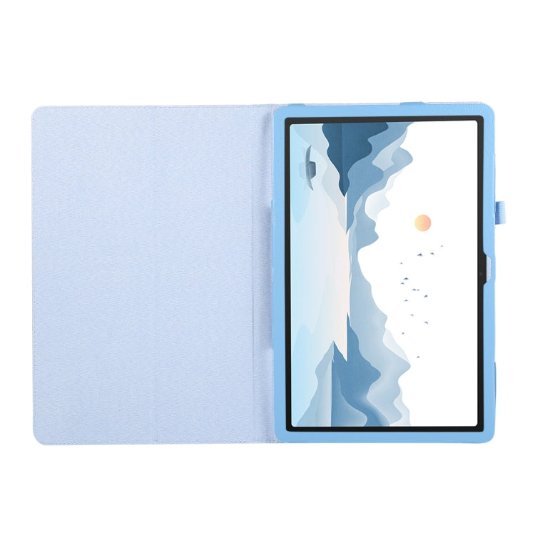 For Lenovo Xiaoxin Pad 11 2024 / M11 Litchi Texture Leather Tablet Case(Light Blue) - Lenovo by PMC Jewellery | Online Shopping South Africa | PMC Jewellery | Buy Now Pay Later Mobicred