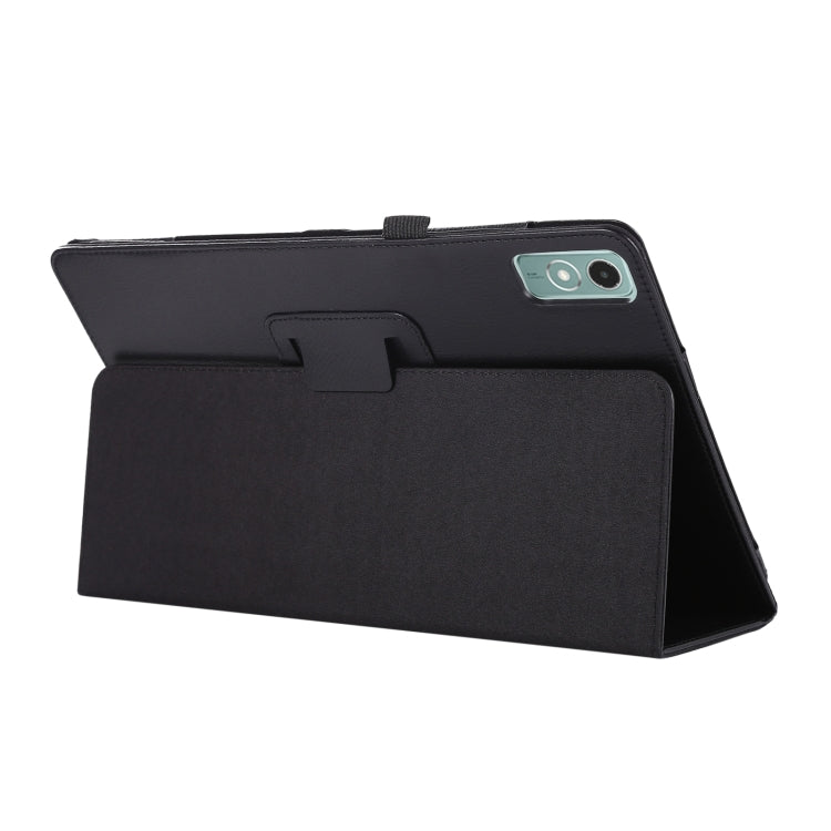 For Lenovo Xiaoxin Pad 11 2024 / M11 Litchi Texture Leather Tablet Case(Black) - Lenovo by PMC Jewellery | Online Shopping South Africa | PMC Jewellery | Buy Now Pay Later Mobicred
