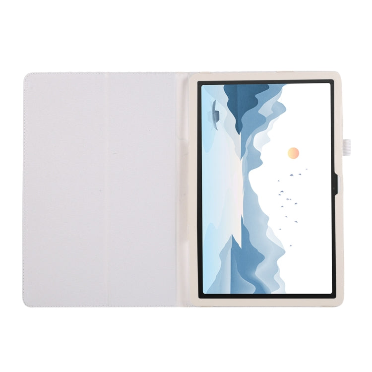 For Lenovo Xiaoxin Pad 11 2024 / M11 Litchi Texture Leather Tablet Case(White) - Lenovo by PMC Jewellery | Online Shopping South Africa | PMC Jewellery | Buy Now Pay Later Mobicred