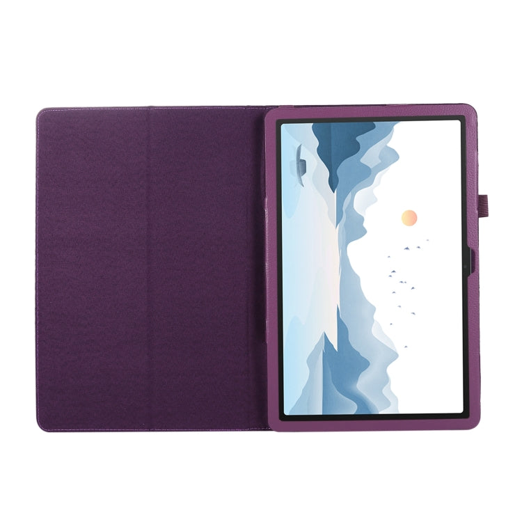 For Lenovo Xiaoxin Pad 11 2024 / M11 Litchi Texture Leather Tablet Case(Purple) - Lenovo by PMC Jewellery | Online Shopping South Africa | PMC Jewellery | Buy Now Pay Later Mobicred