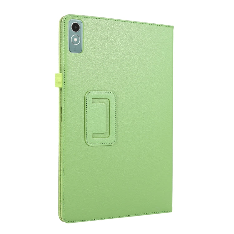 For Lenovo Xiaoxin Pad 11 2024 / M11 Litchi Texture Leather Tablet Case(Green) - Lenovo by PMC Jewellery | Online Shopping South Africa | PMC Jewellery | Buy Now Pay Later Mobicred